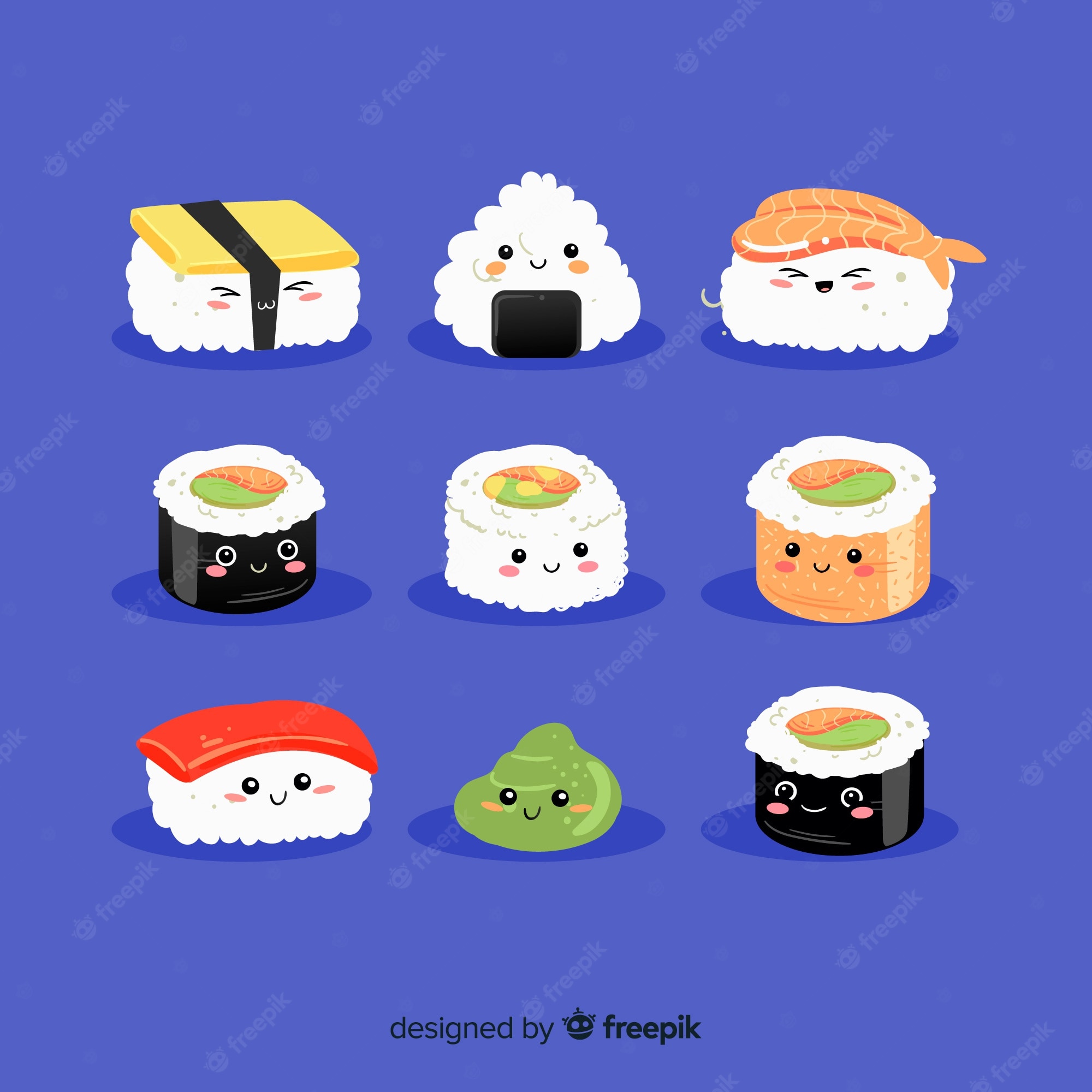 Cartoon Sushi Wallpapers