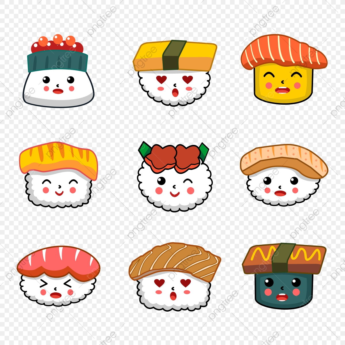 Cartoon Sushi Wallpapers