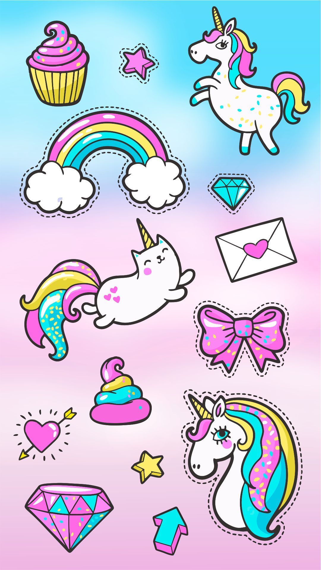 Cartoon Unicorn Wallpapers