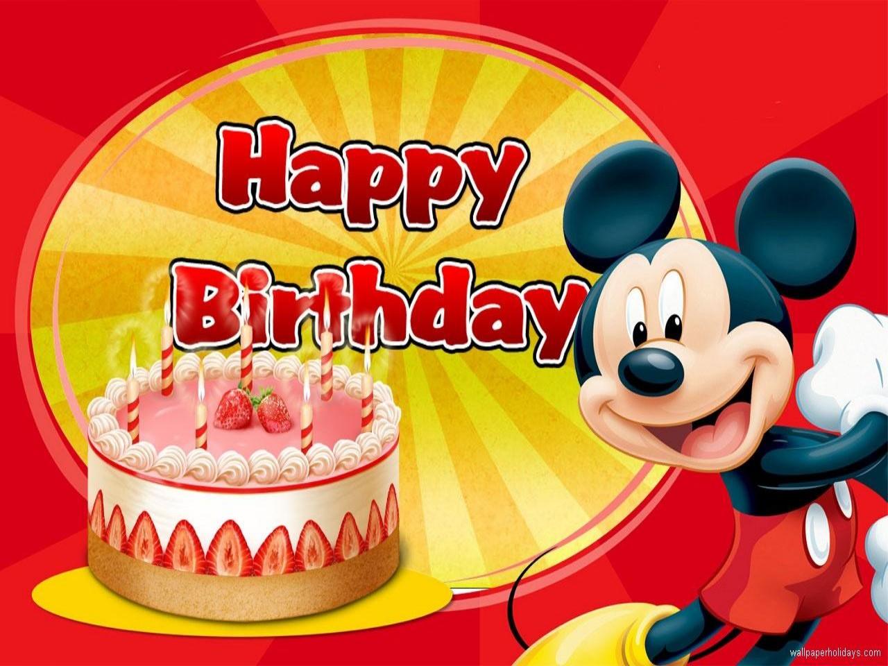 Mickey Mouse Birthday Wallpapers