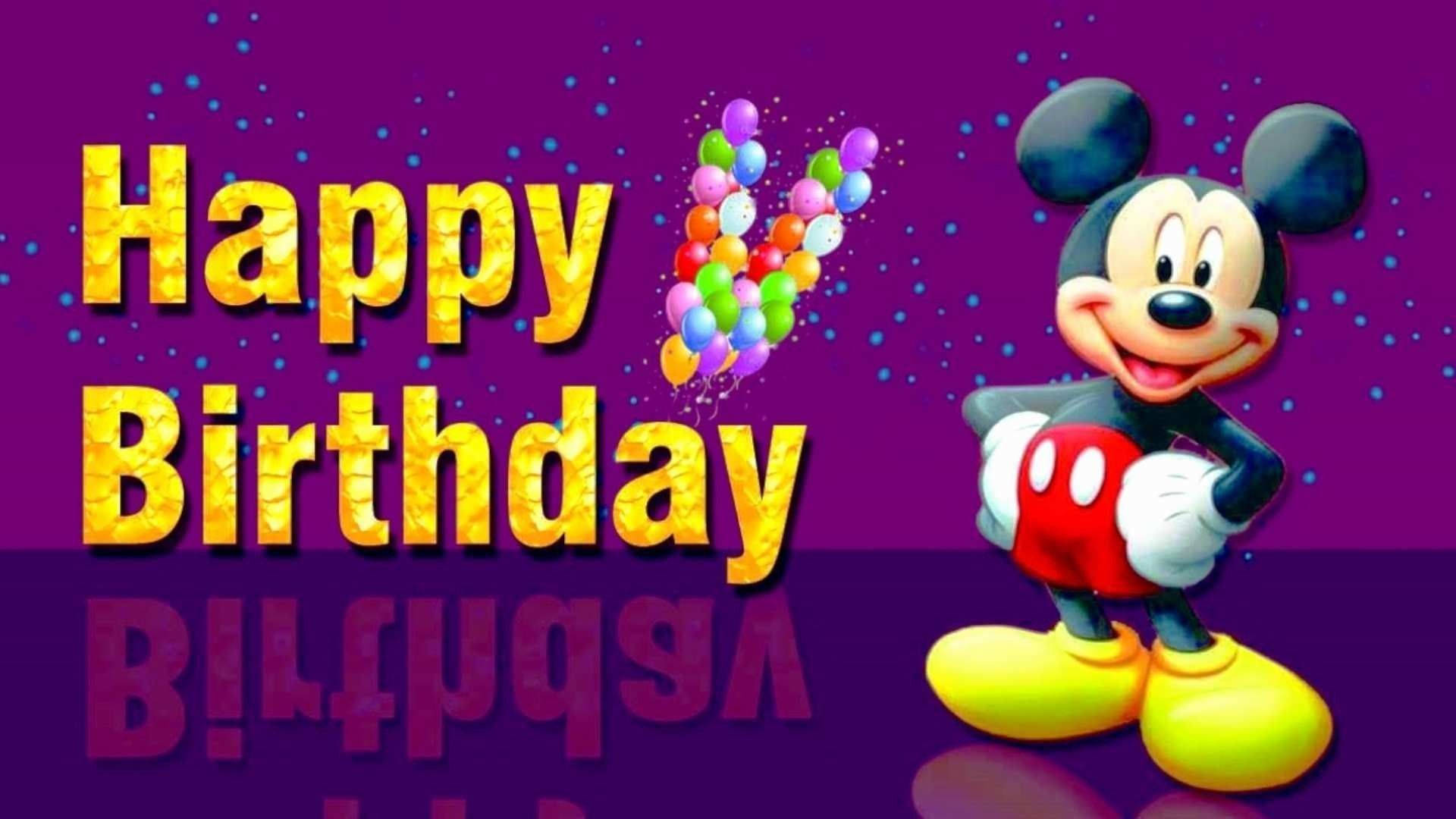 Mickey Mouse Birthday Wallpapers