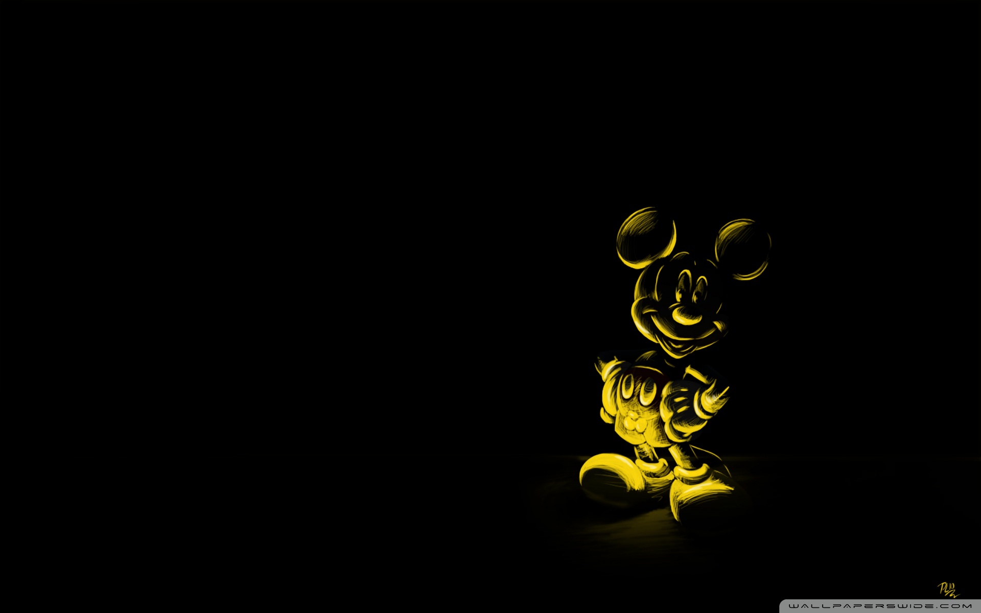 Mickey Mouse Black And White Wallpapers