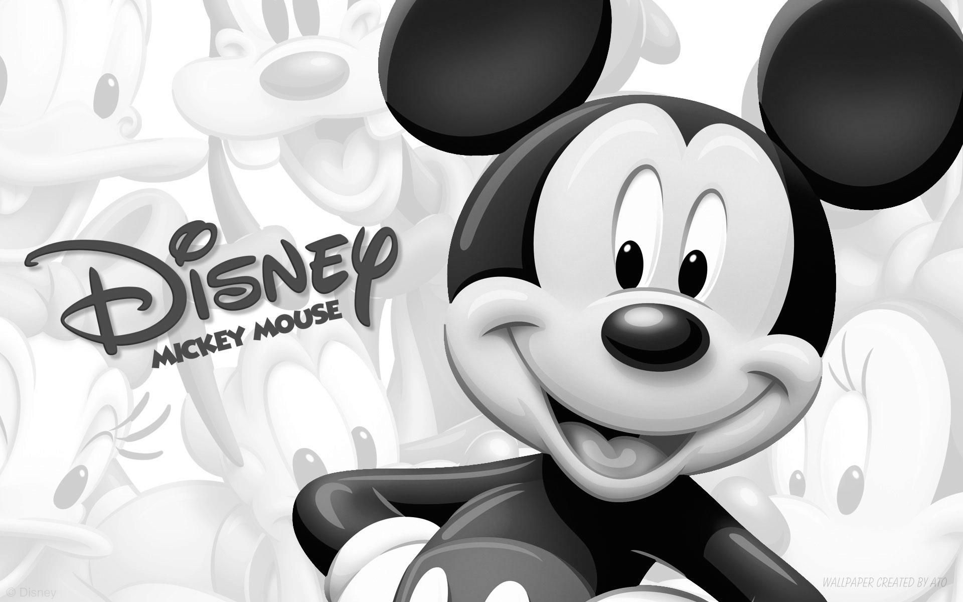 Mickey Mouse Black And White Wallpapers