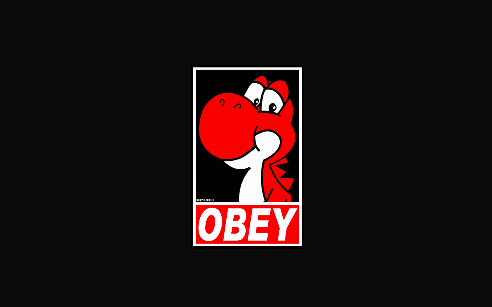 Mickey Mouse Obey Iphone Wallpapers