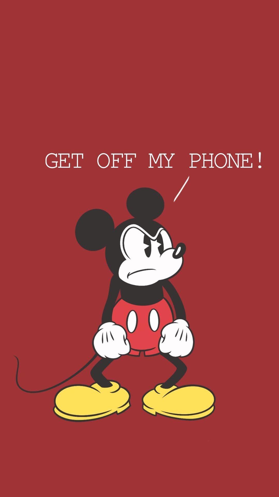 Mickey Mouse Supreme Iphone Wallpapers