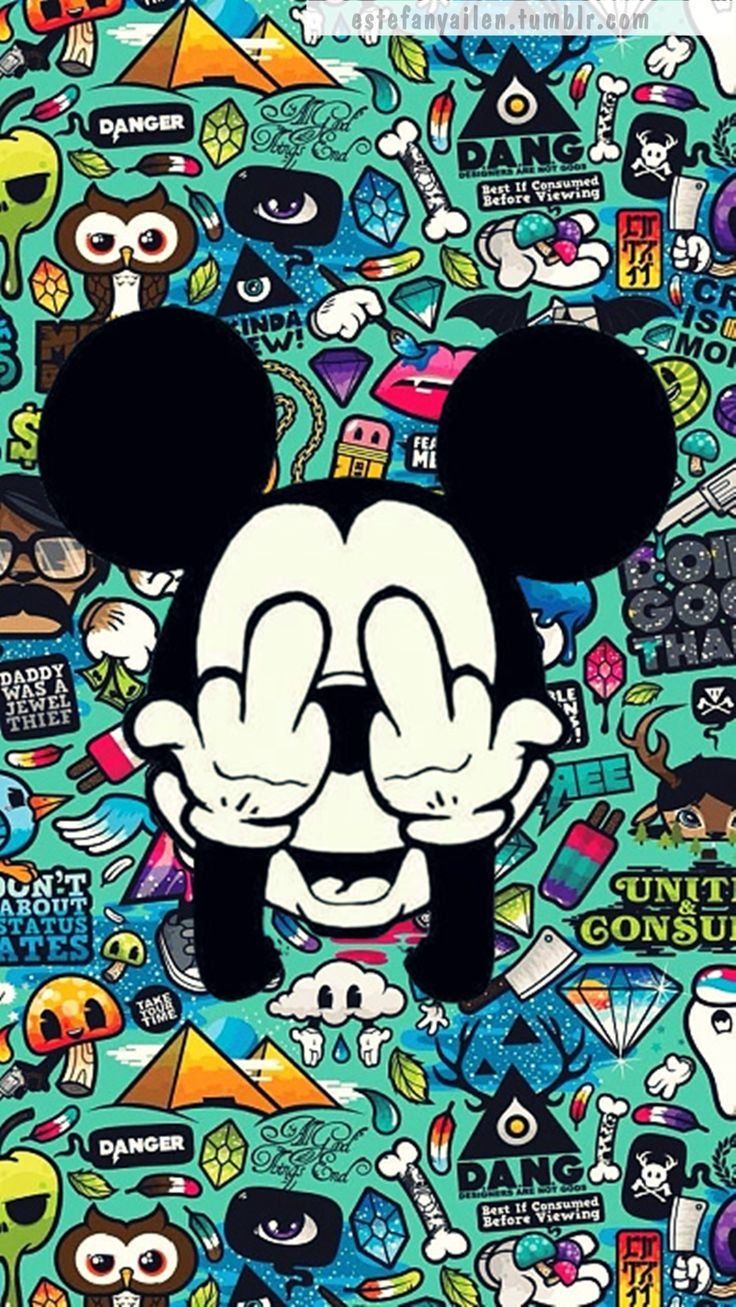 Mickey Mouse Trippy Wallpapers