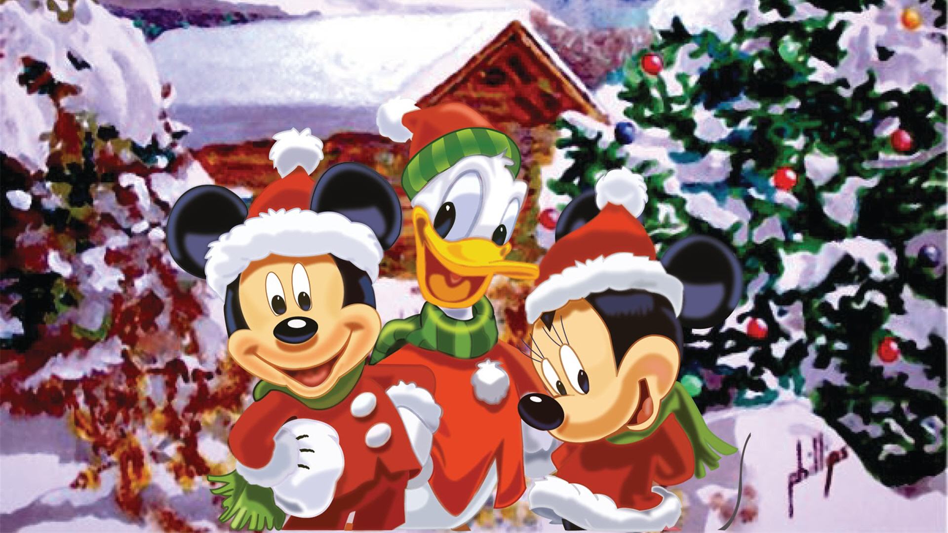 Mickey Mouse Winter Wallpapers