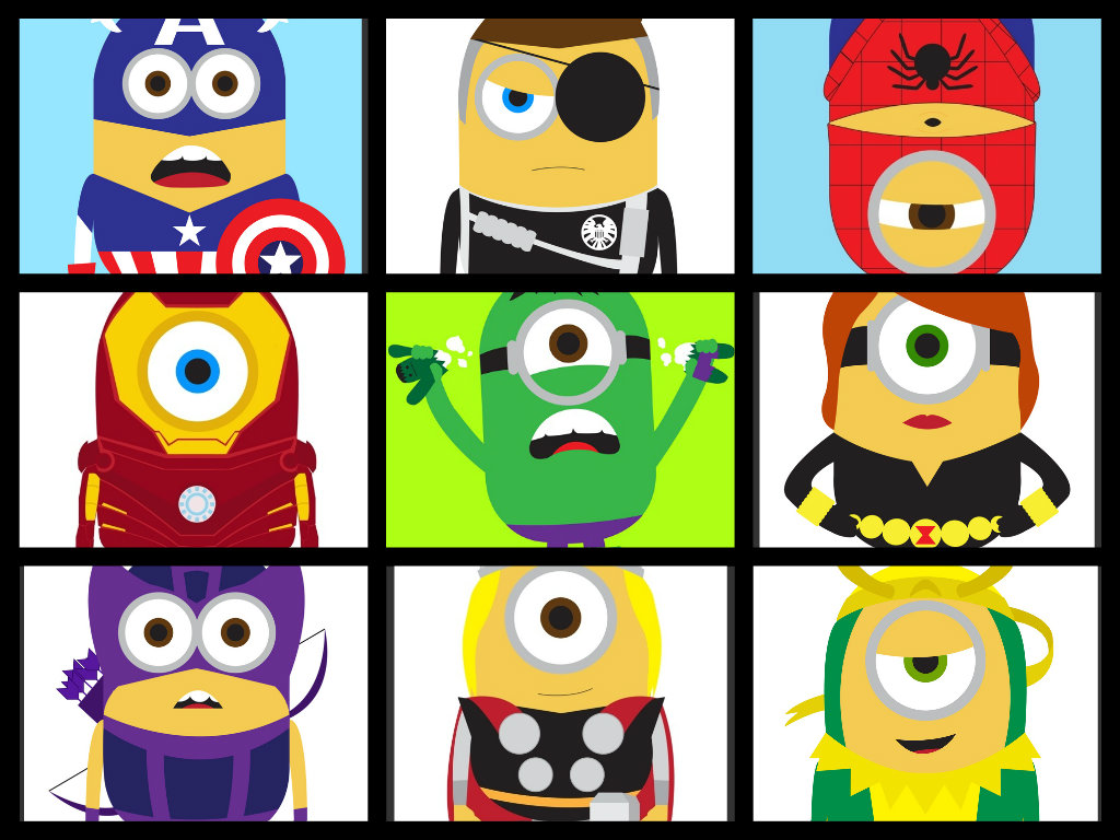 Minions Superheroes Wallpapers