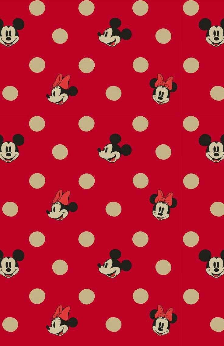 Minnie Mouse Dots Wallpapers