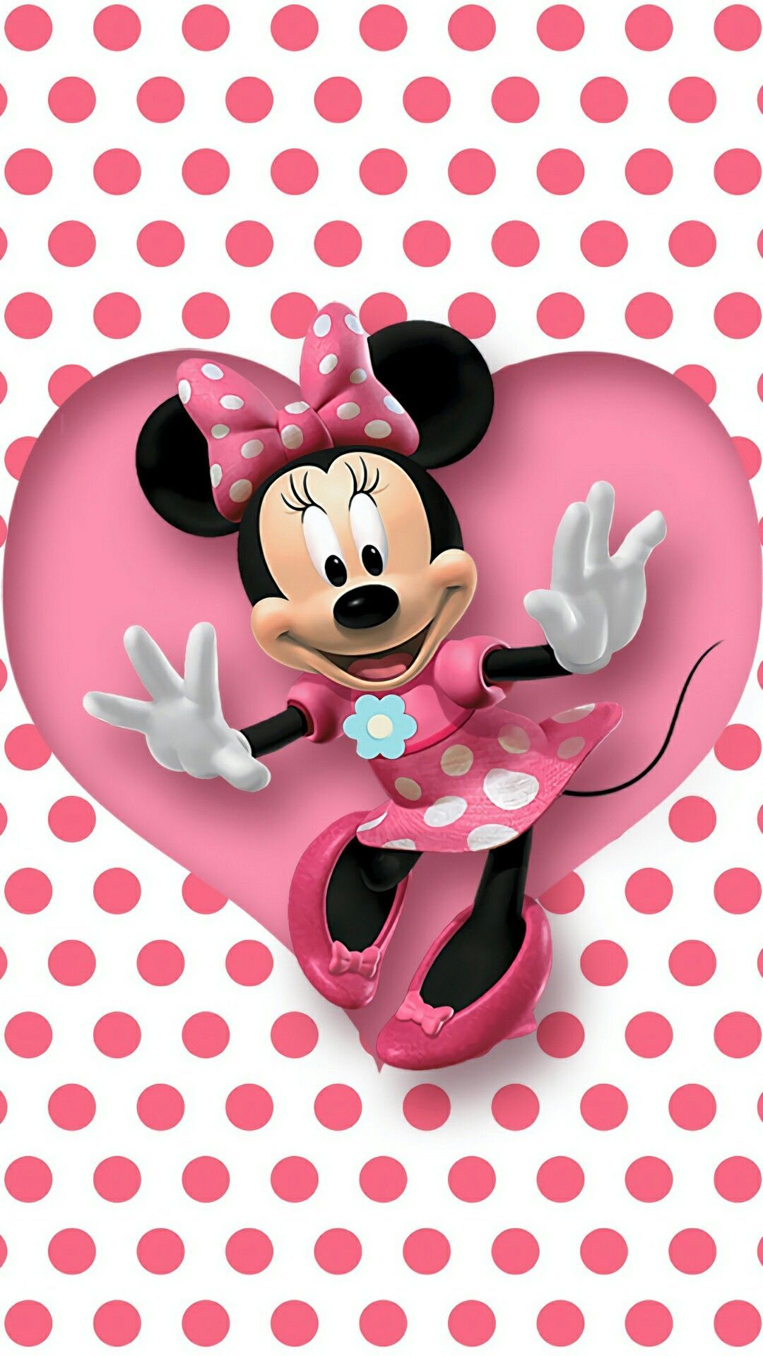 Minnie Mouse Dots Wallpapers