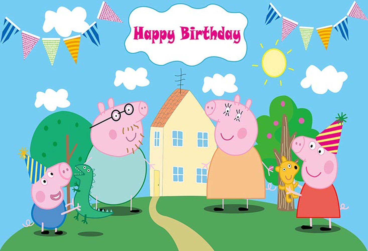 Peppa Pig Birthday Wallpapers