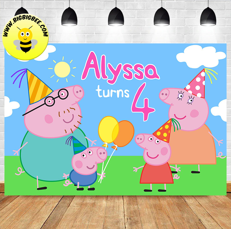 Peppa Pig Birthday Wallpapers