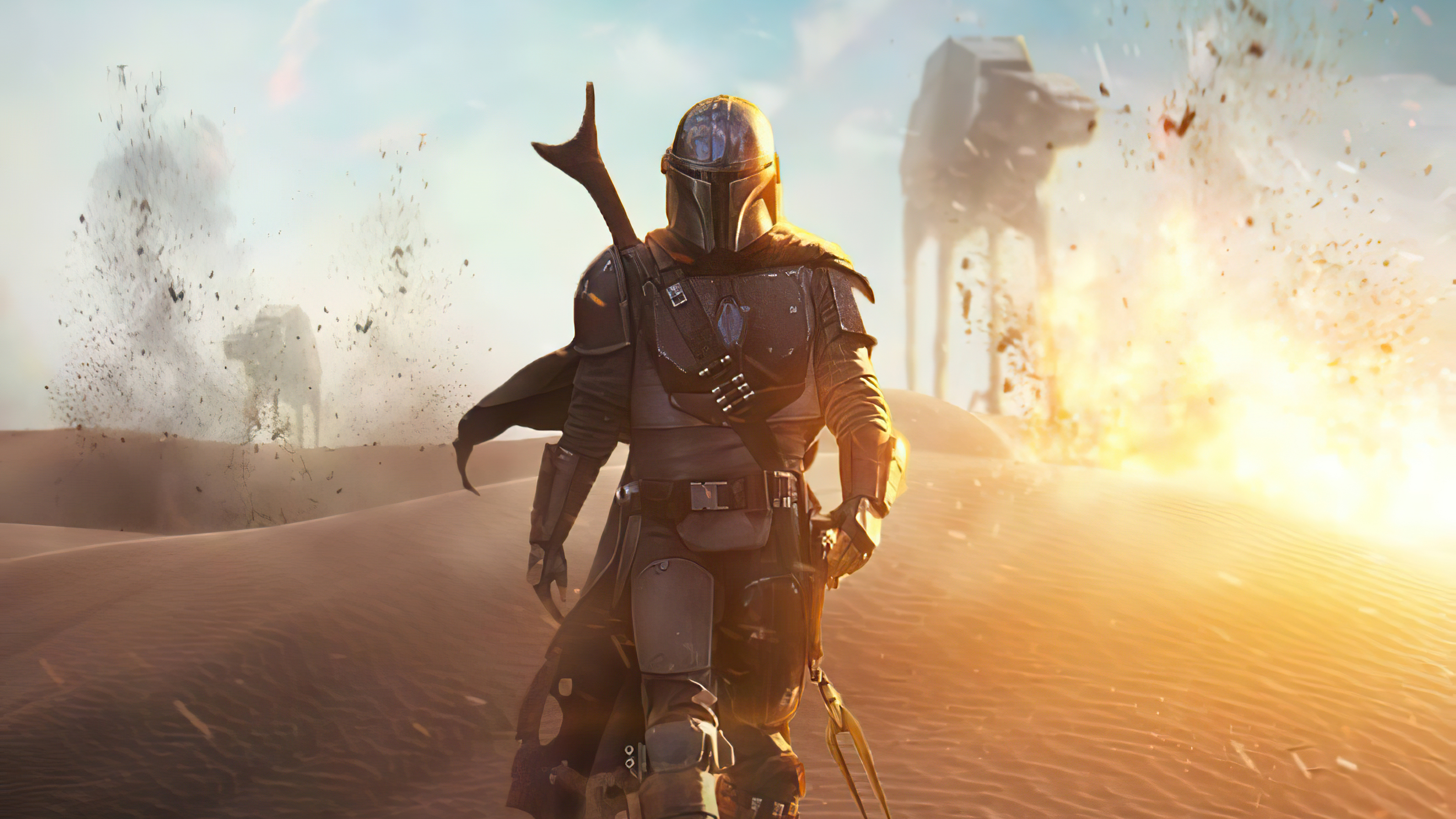 4K The Mandalorian Art Wallpapers