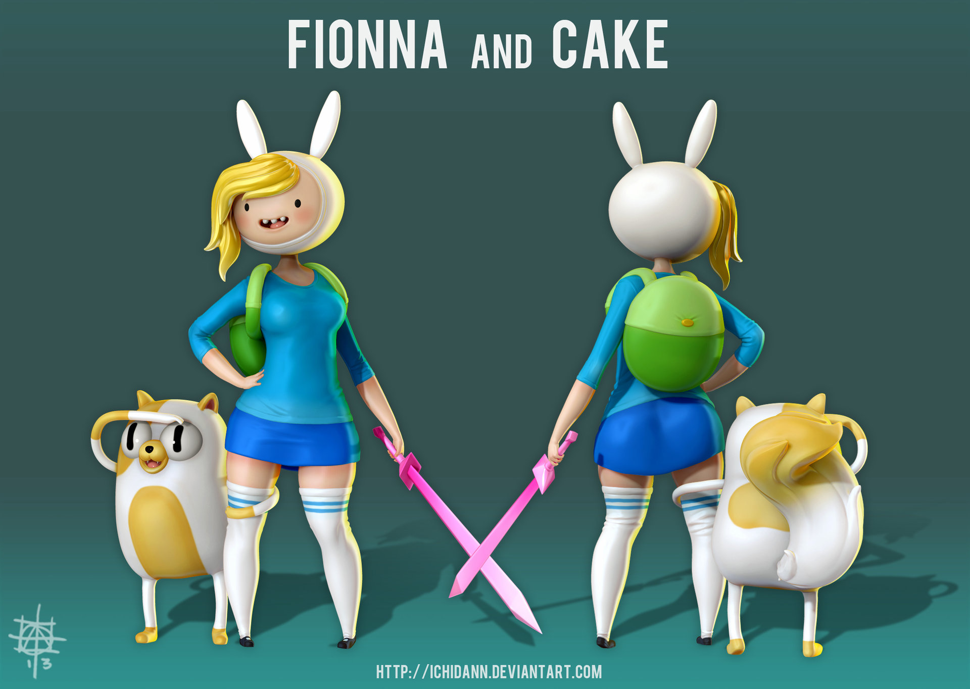 Adventure Time: Fionna & Cake Wallpapers