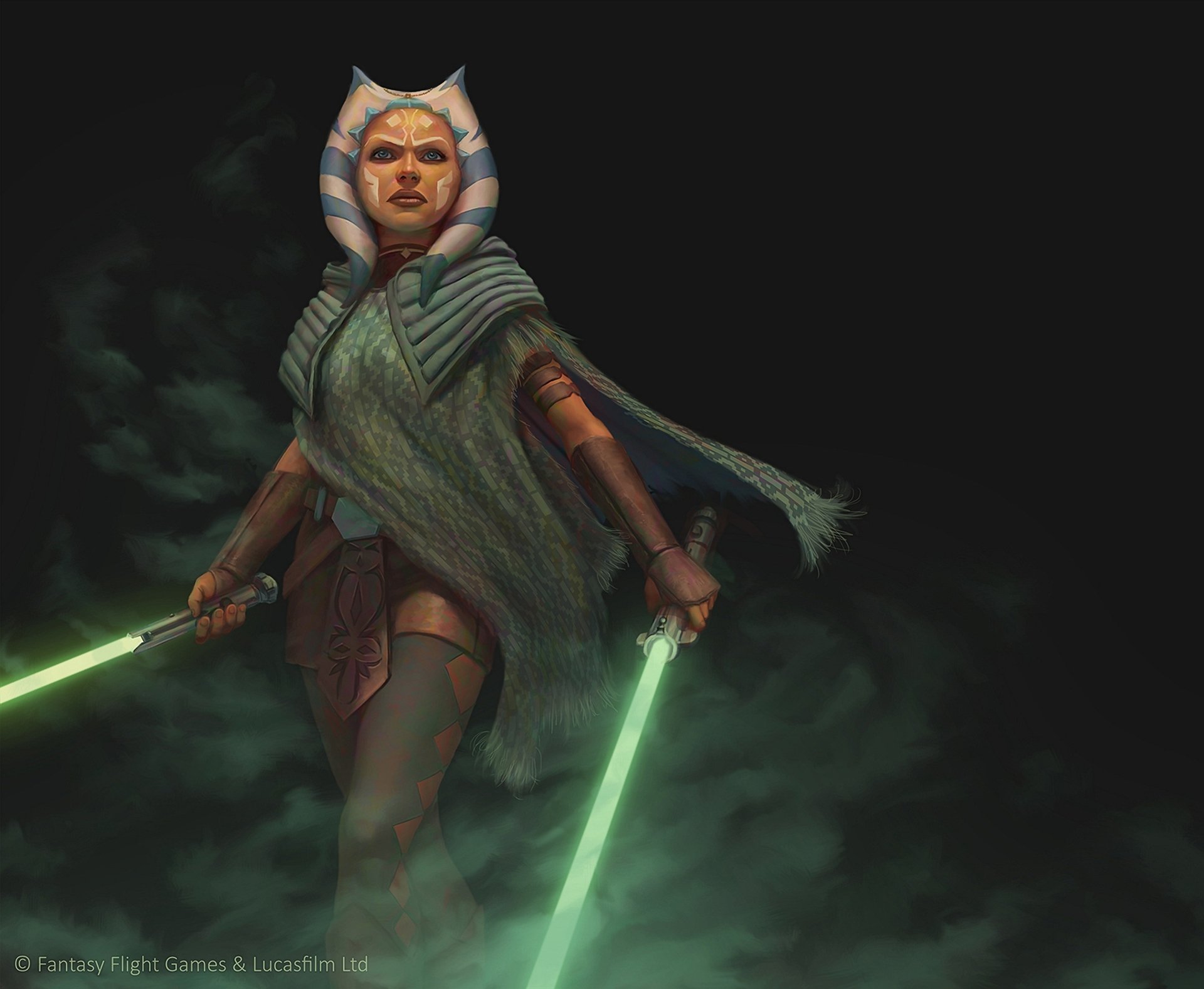 Ahsoka Tano With Lightsaber Wallpapers