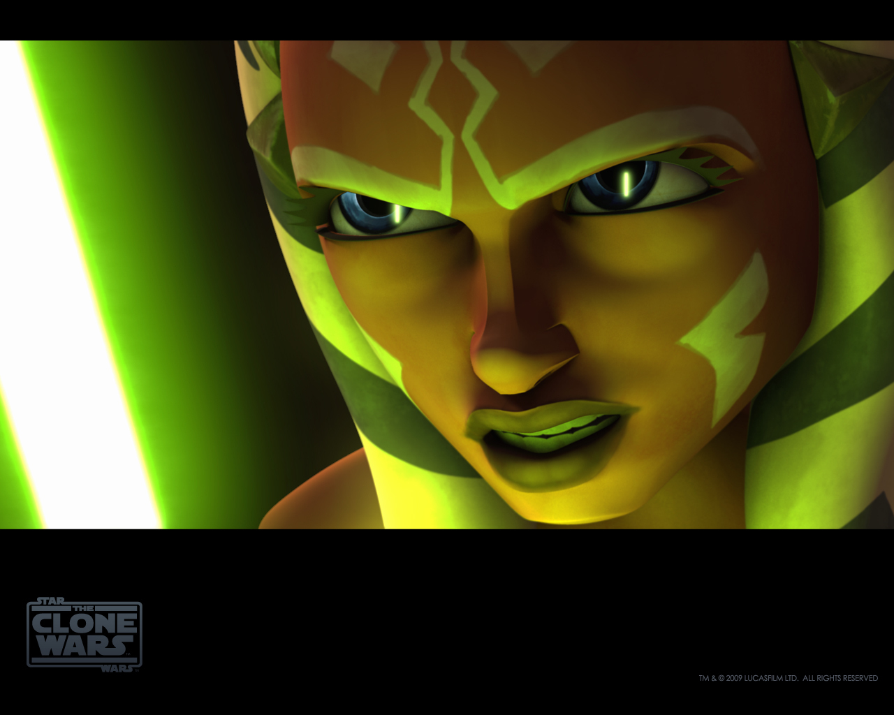 Ahsoka Tano With Lightsaber Wallpapers