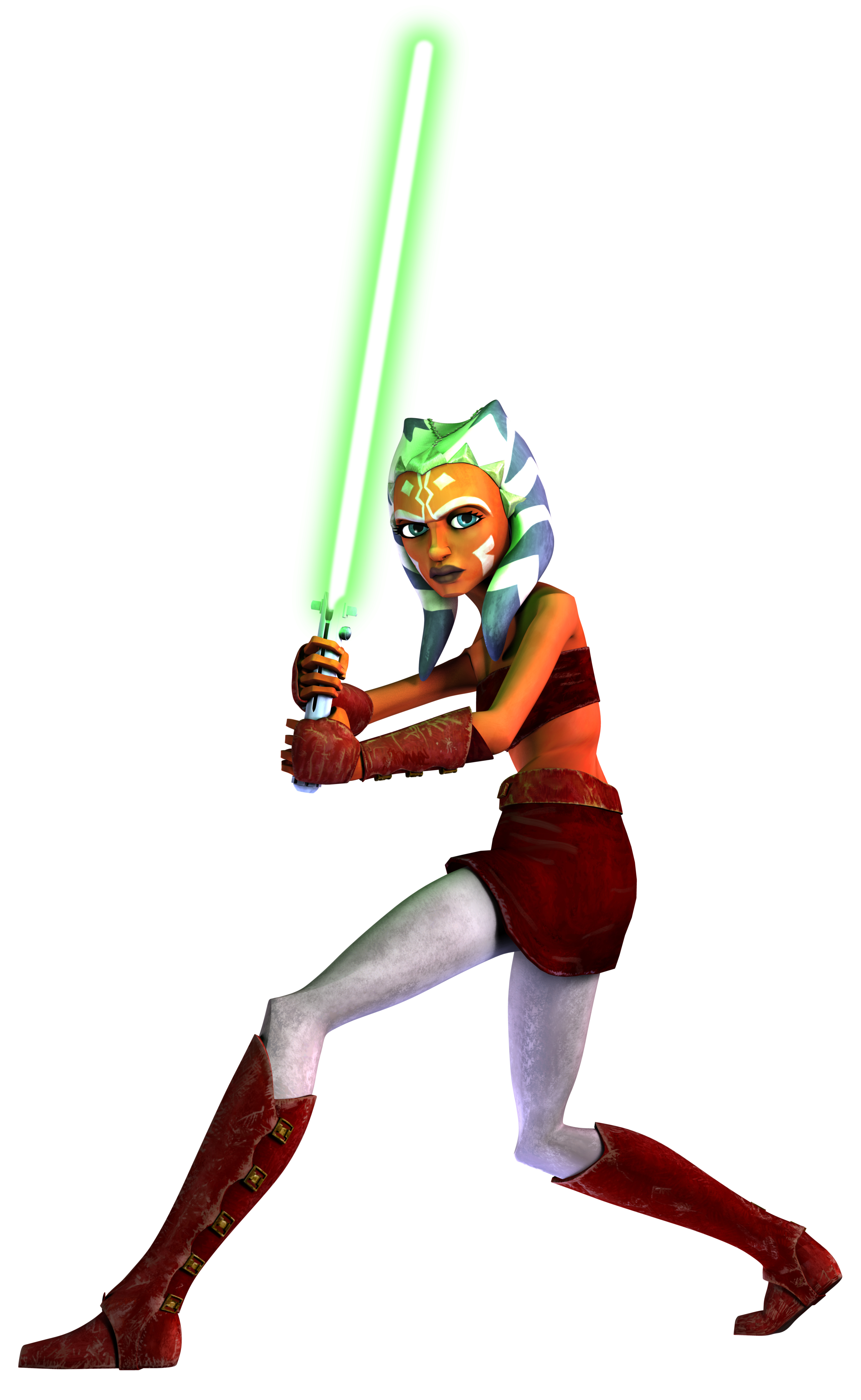 Ahsoka Tano With Lightsaber Wallpapers