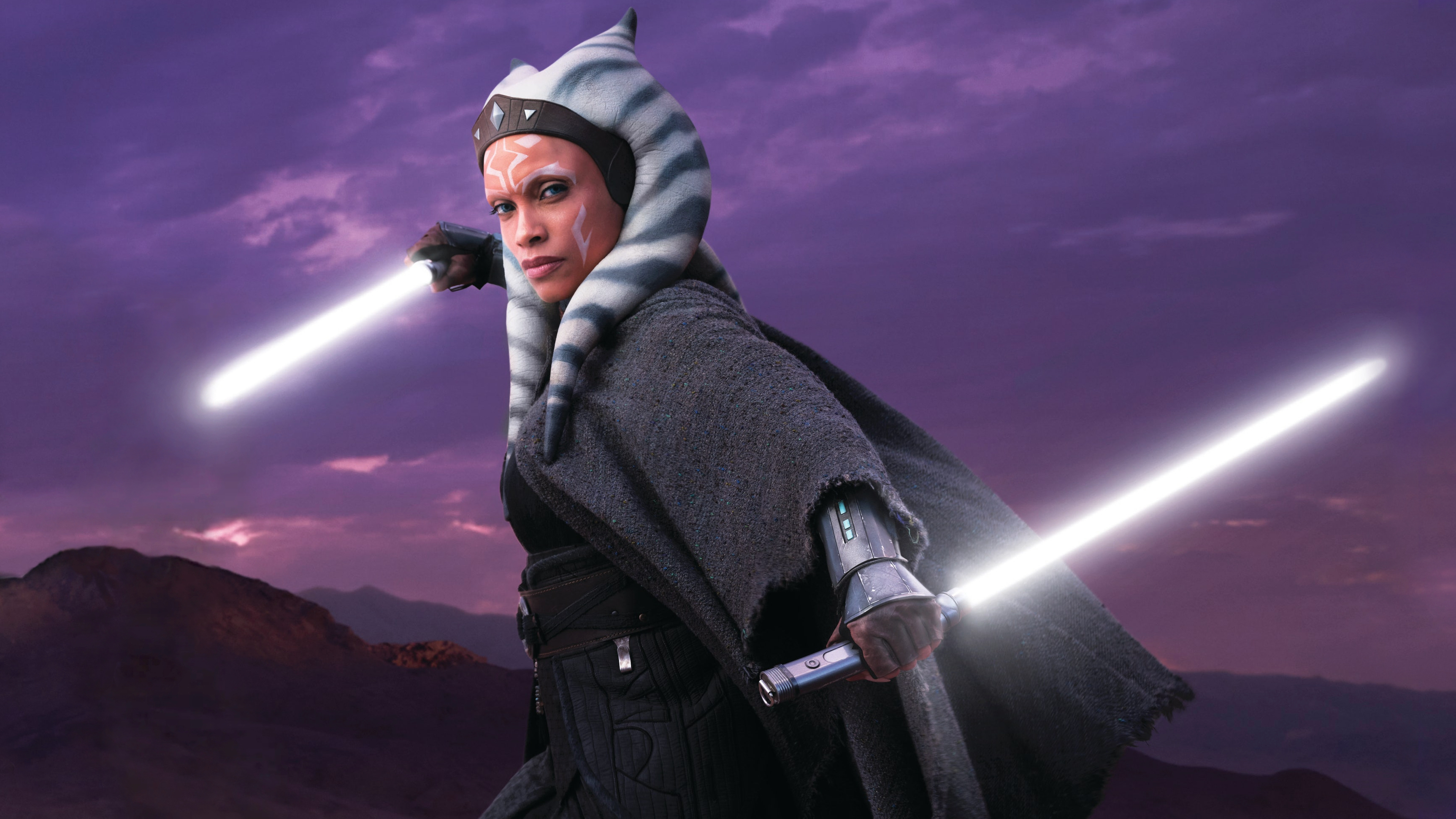 Ahsoka Tano With Lightsaber Wallpapers