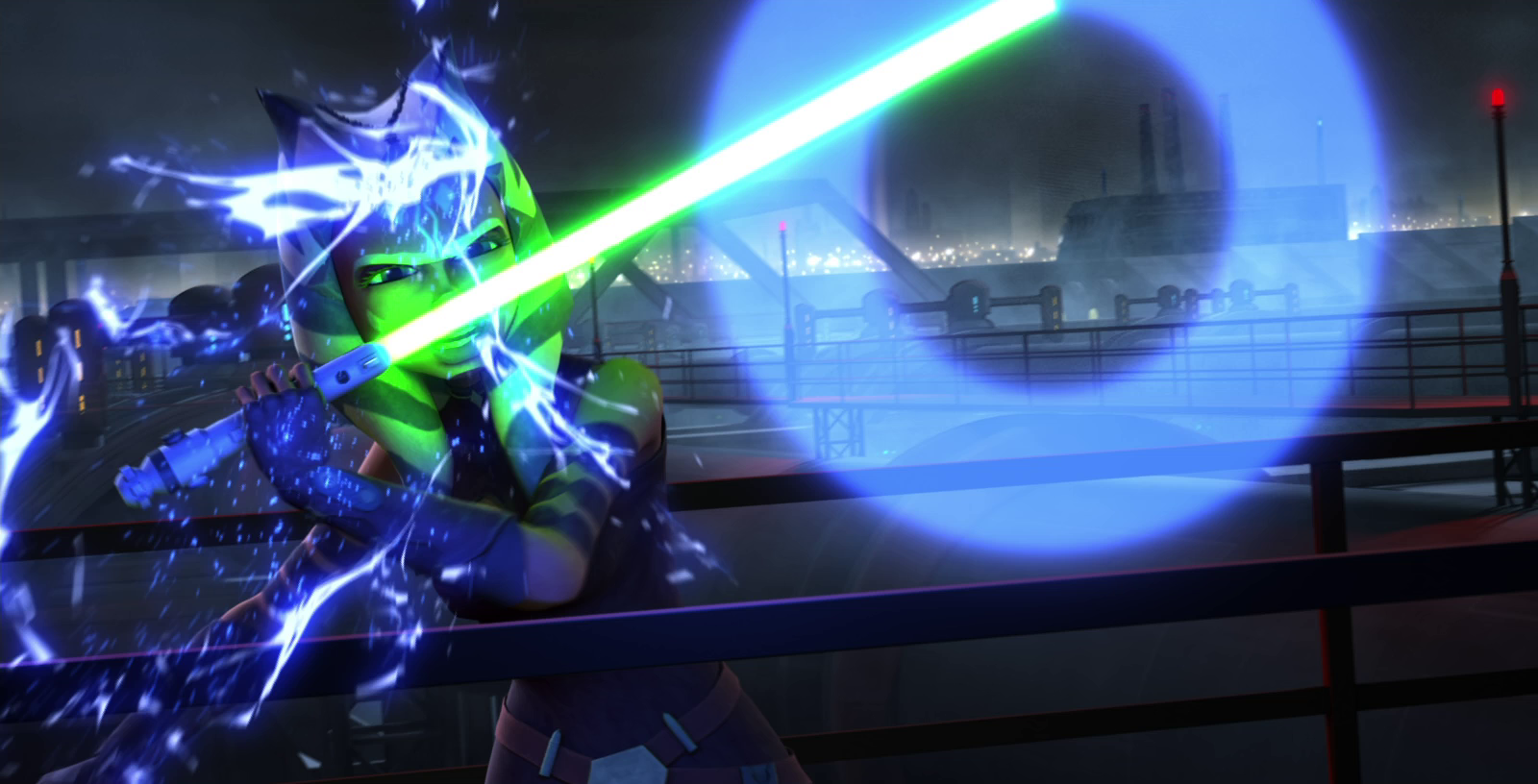 Ahsoka Tano With Lightsaber Wallpapers