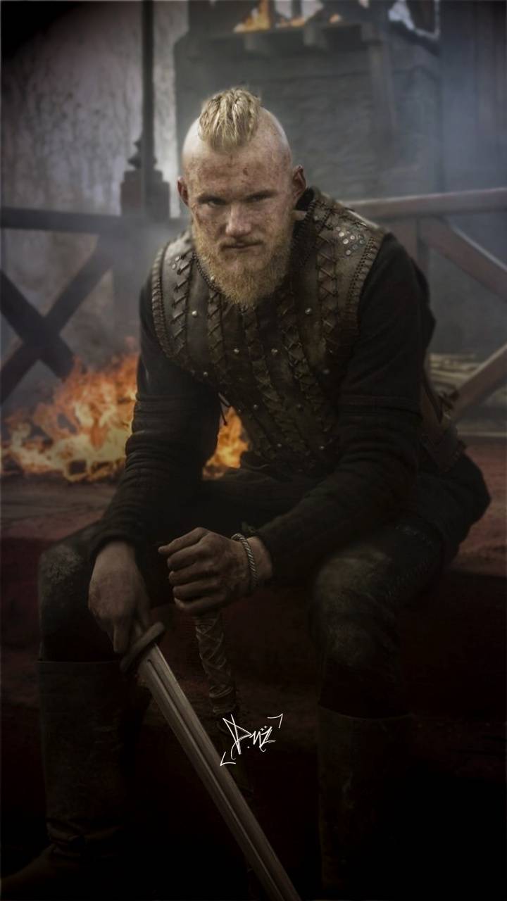 Alexander Ludwig As Bjorn Lothbrok Vikings Wallpapers