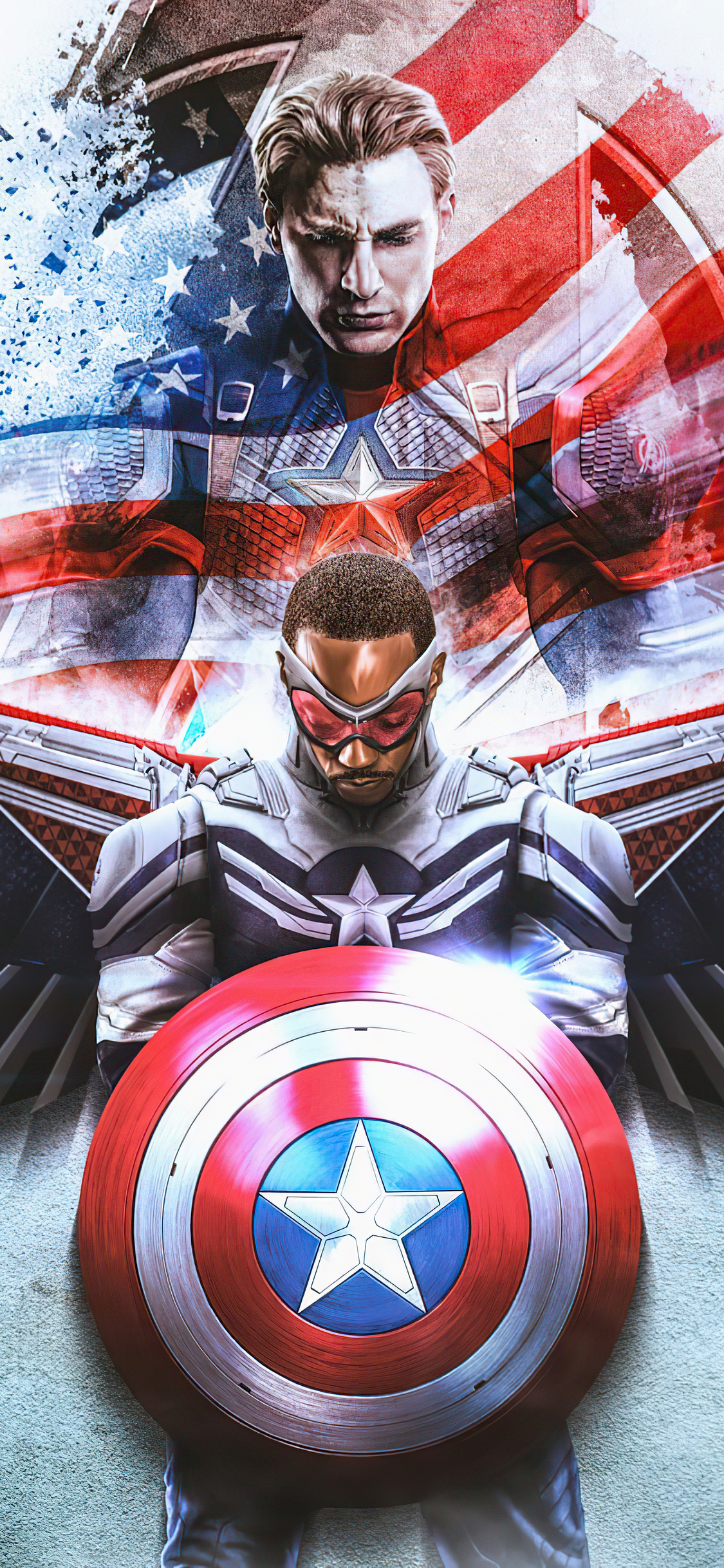 Anthony Mackie As Captain America Wallpapers