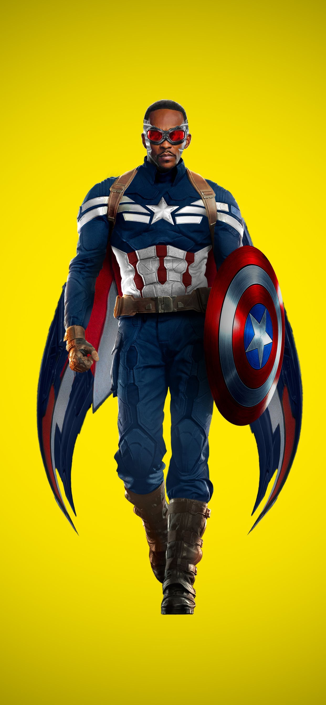 Anthony Mackie As Captain America Wallpapers