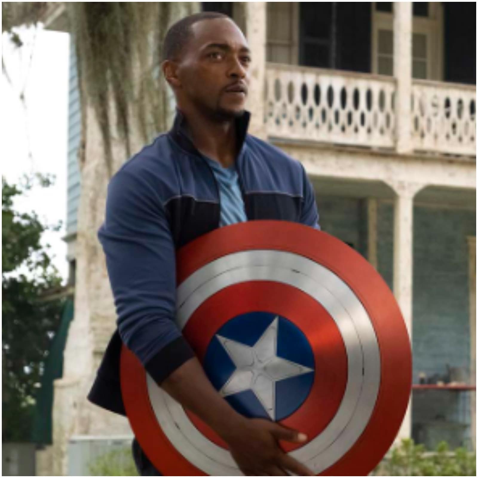 Anthony Mackie As Captain America Wallpapers