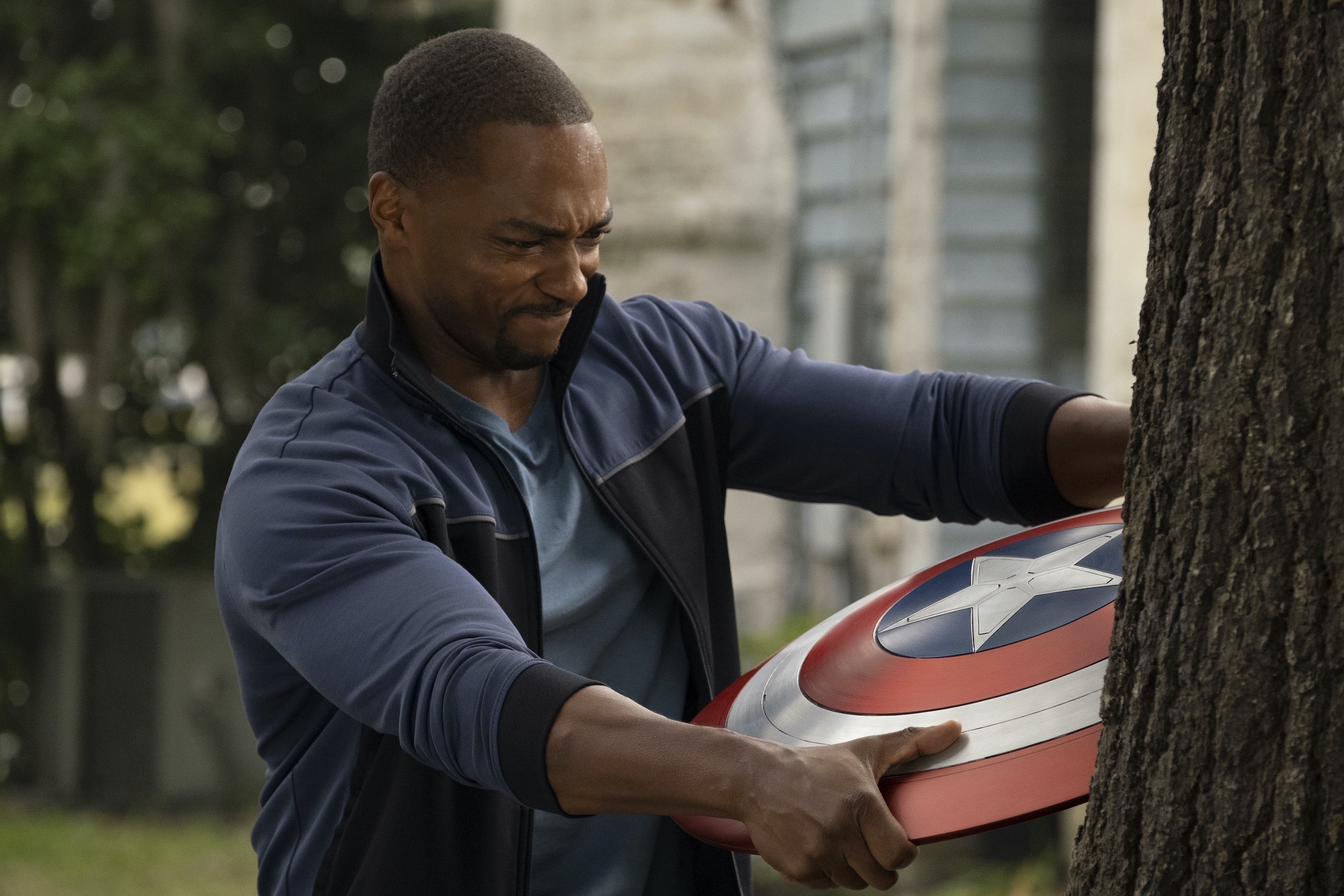 Anthony Mackie As Captain America Wallpapers