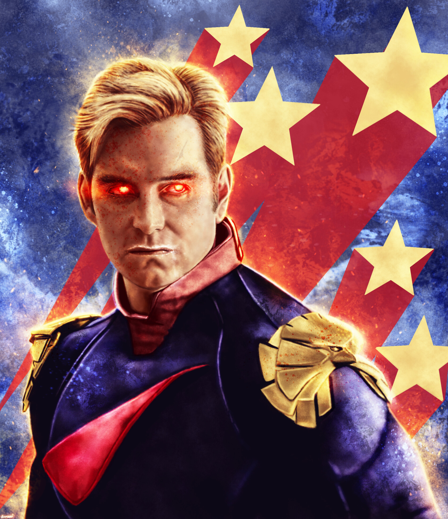 Antony Starr As Homelander Wallpapers