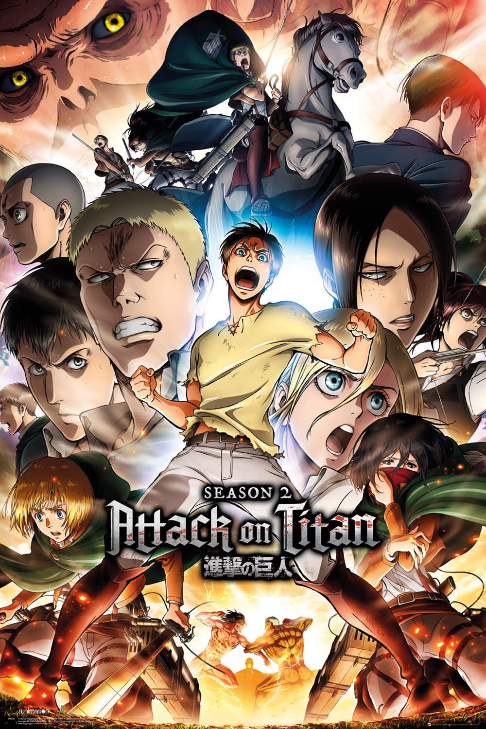 Attack On Titan Japanese Tv Series Poster Wallpapers