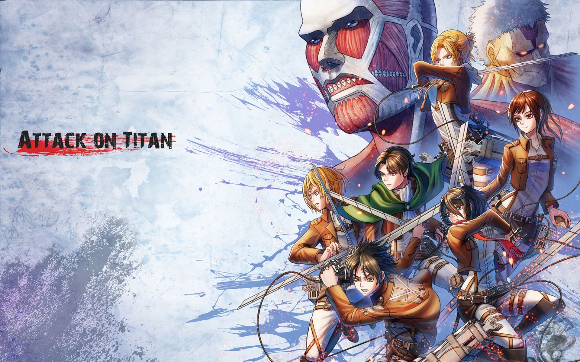 Attack On Titan Japanese Tv Series Poster Wallpapers