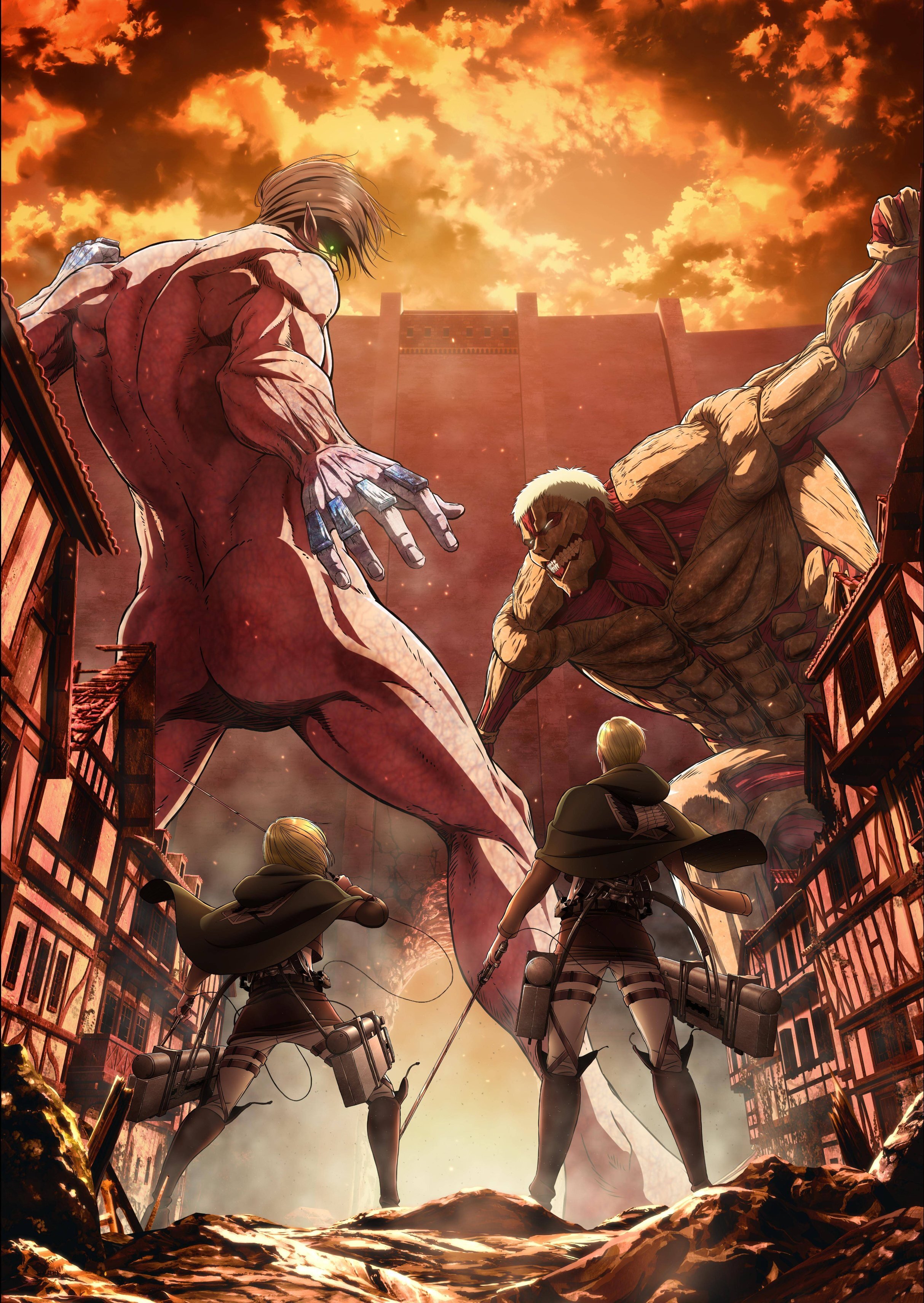 Attack On Titan Japanese Tv Series Poster Wallpapers