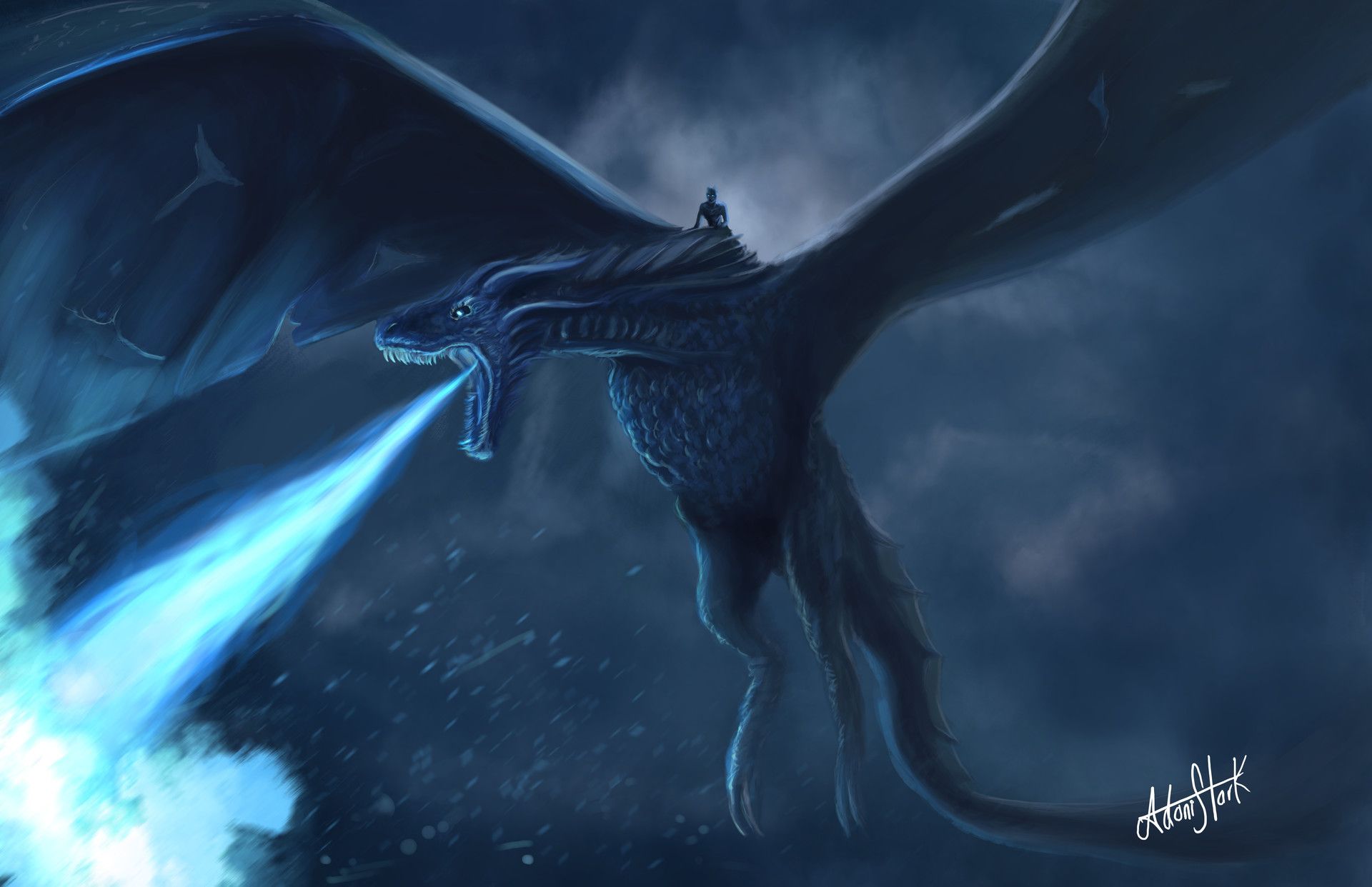 Battle Of Dragons Game Of Thrones 8 Art Wallpapers