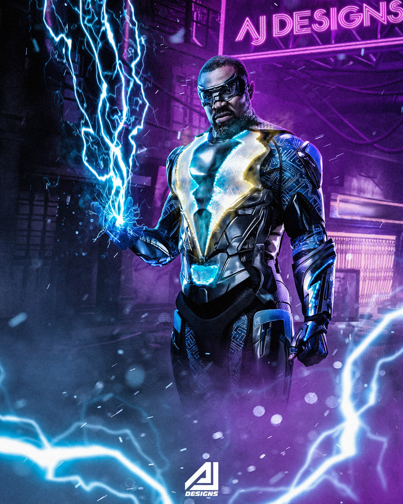 Black Lightning Poster Wallpapers