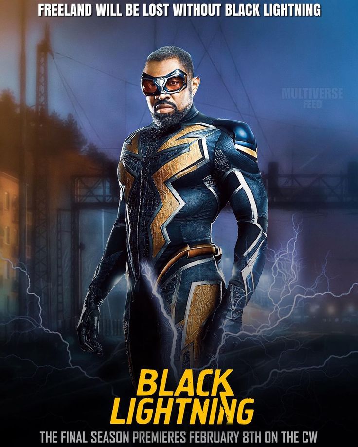 Black Lightning Poster Wallpapers