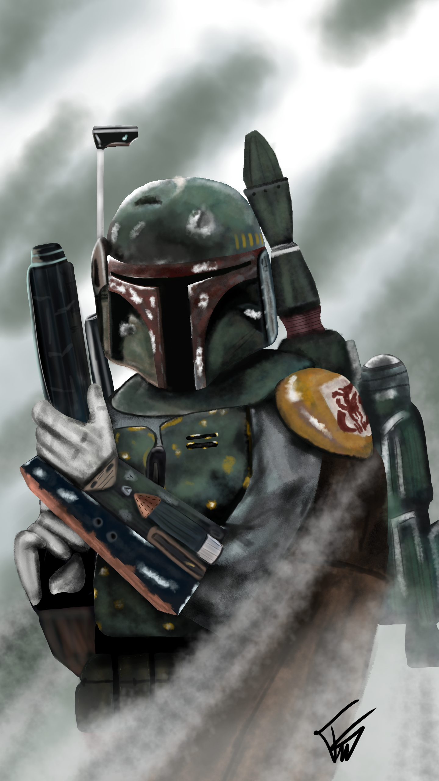 Boba Fett Digital Art Wallpapers