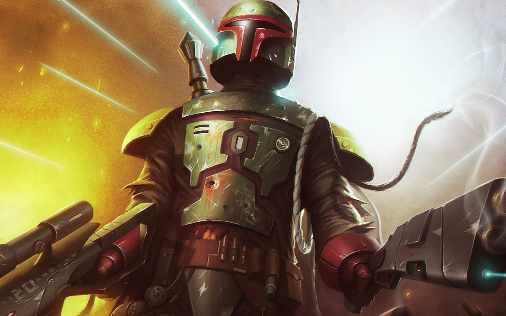 Boba Fett Digital Art Wallpapers