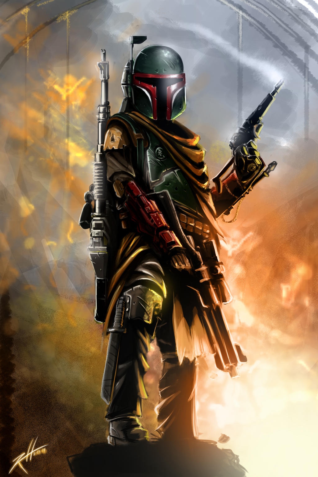 Boba Fett From Mandalorian Wallpapers