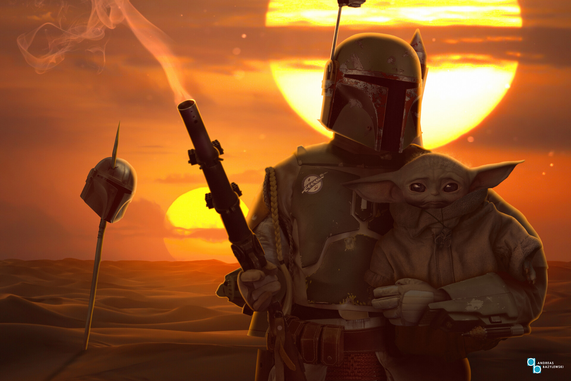 Boba Fett From Mandalorian Wallpapers