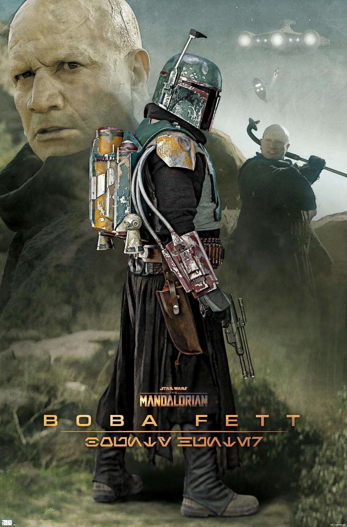 Boba Fett Mandalorian Poster Wallpapers