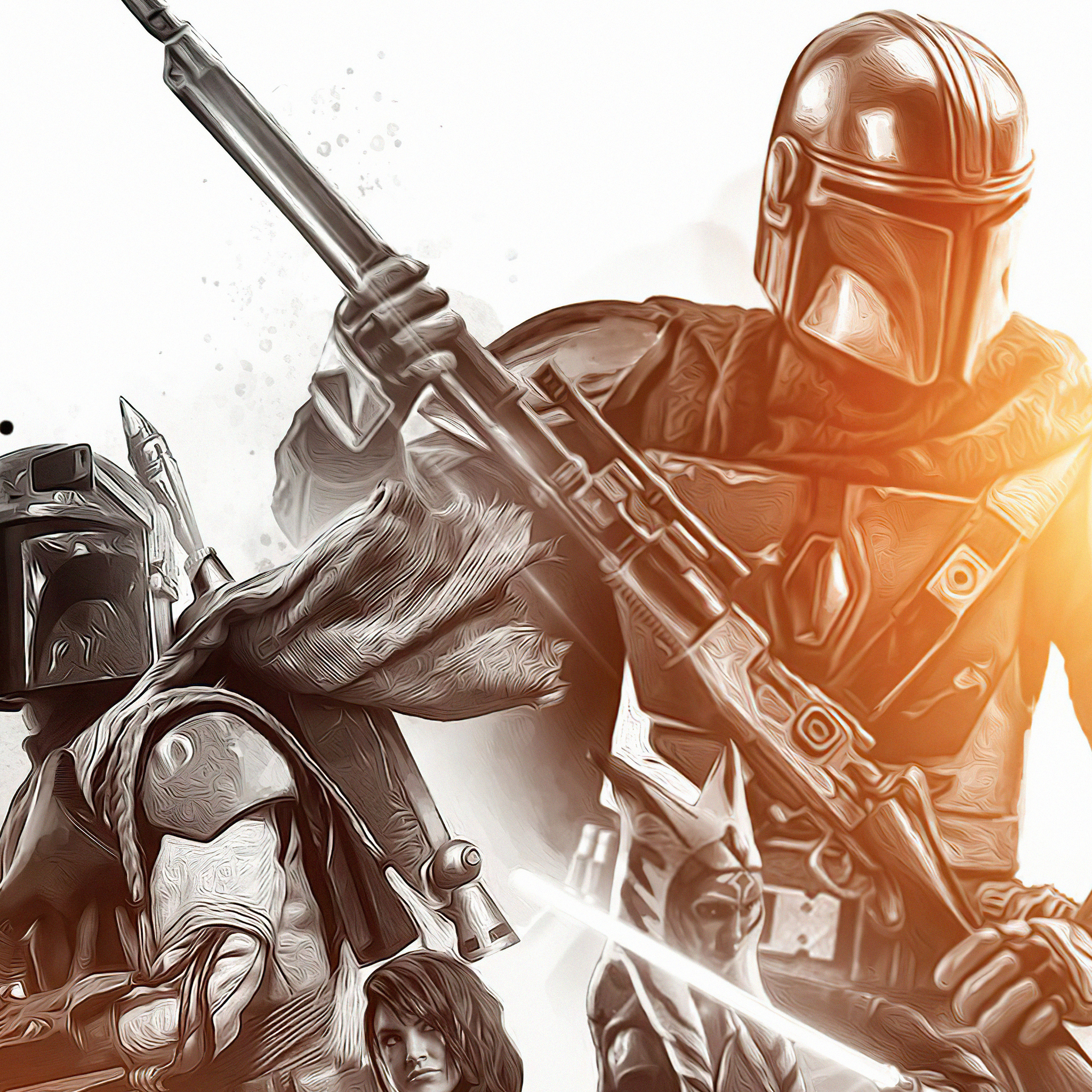 Boba Fett Mandalorian Poster Wallpapers