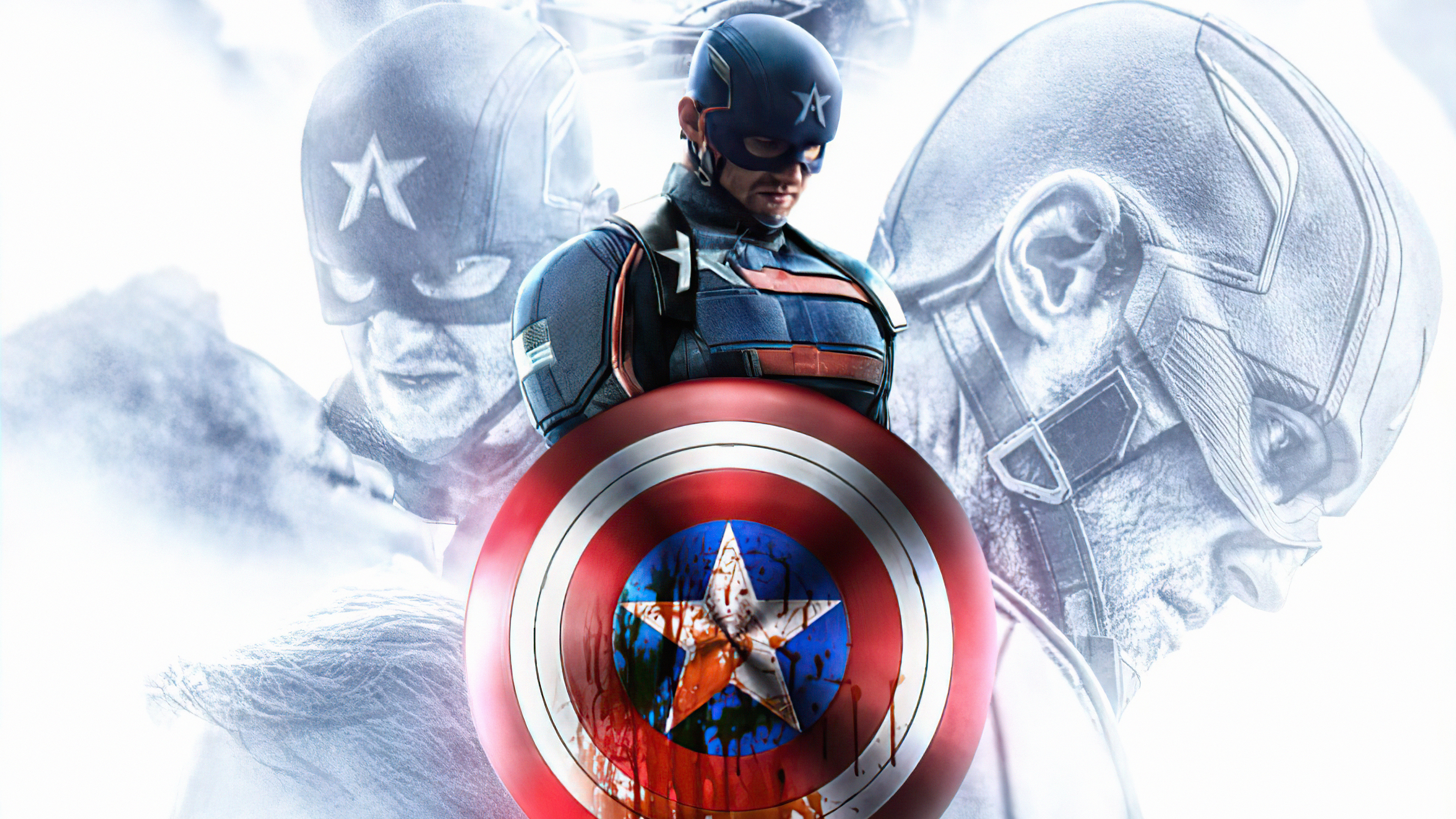 Captain America In The Falcon And The Winter Soldier Wallpapers