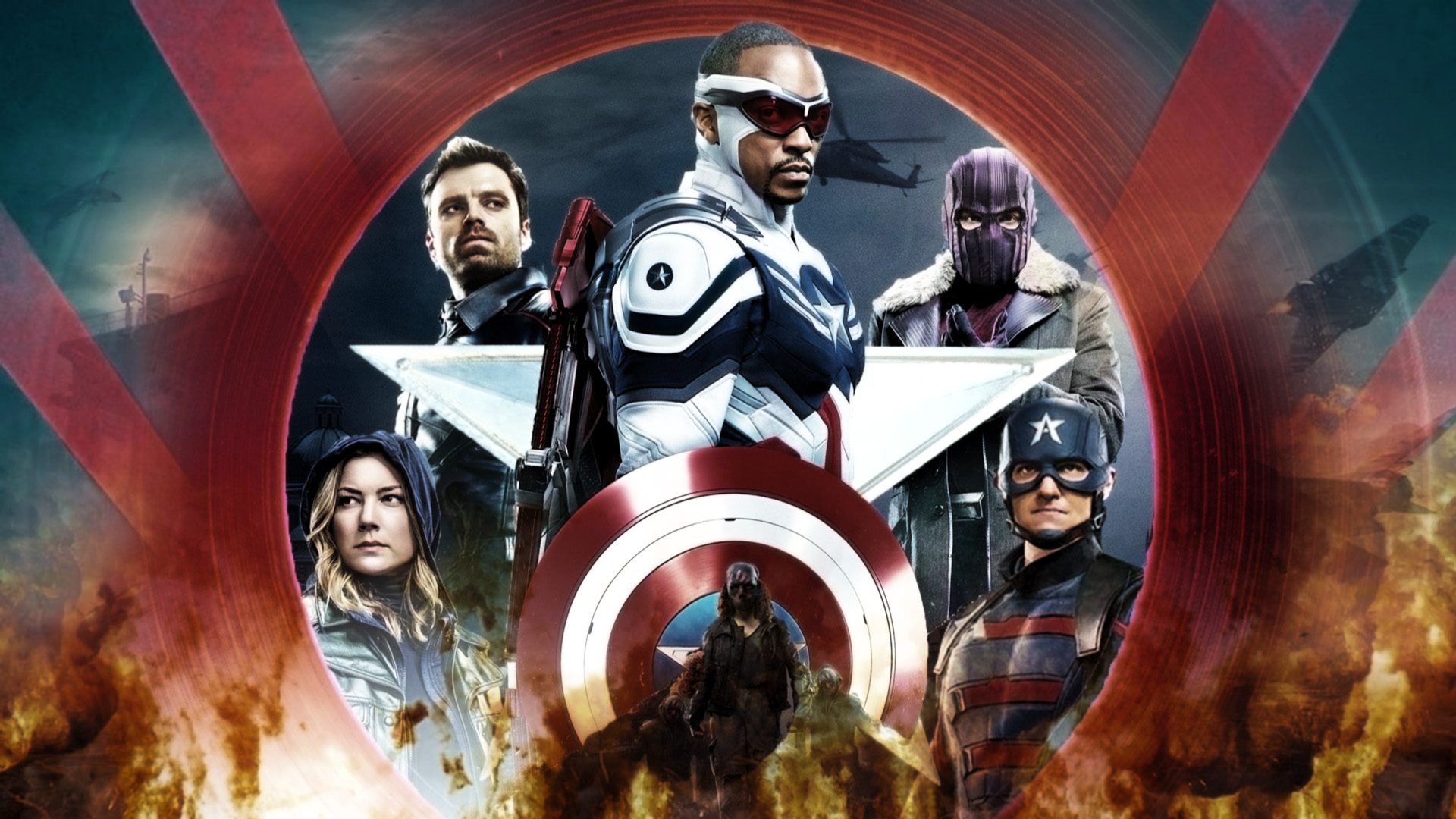 Captain America In The Falcon And The Winter Soldier Wallpapers