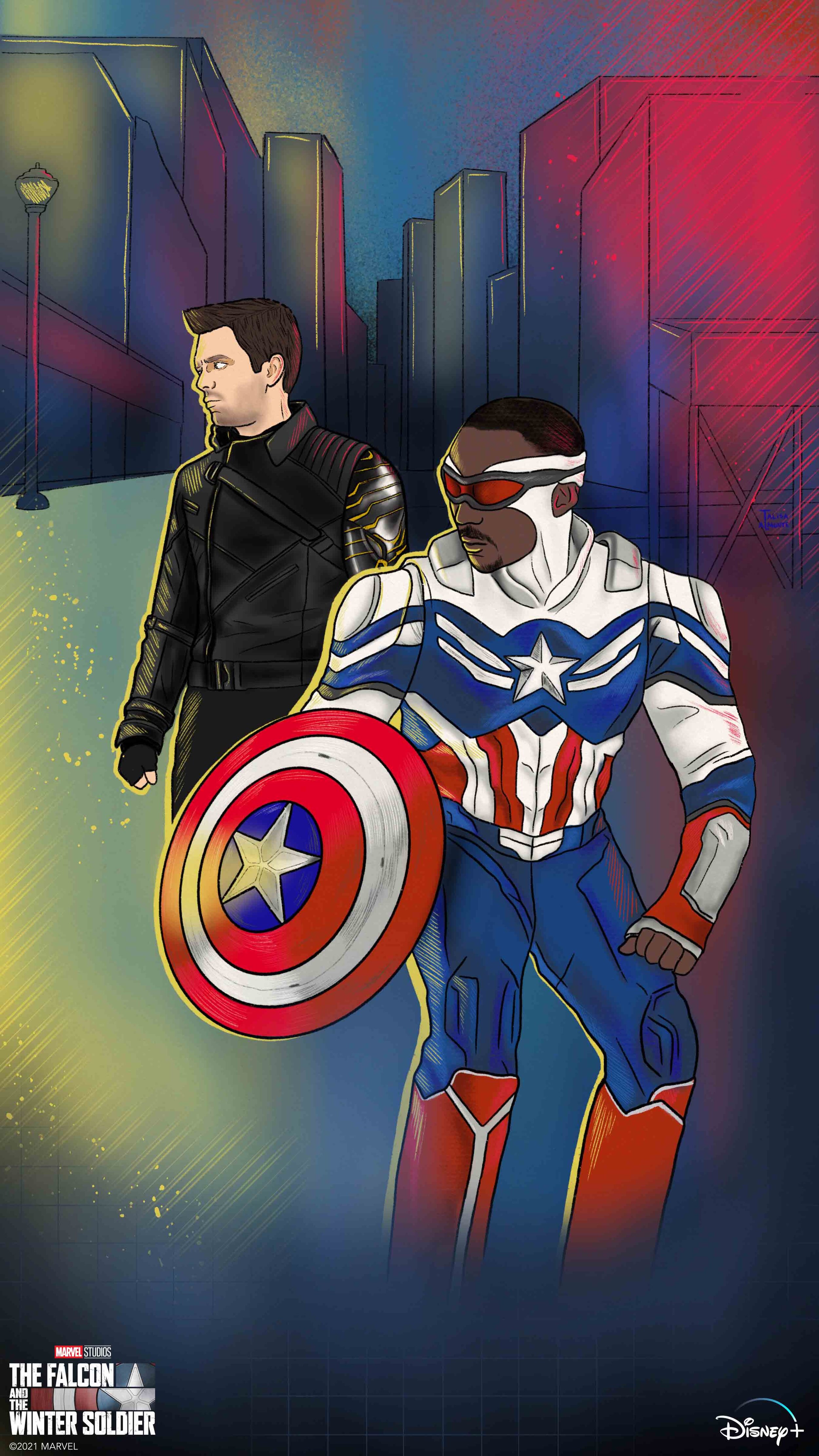 Captain America In The Falcon And The Winter Soldier Wallpapers