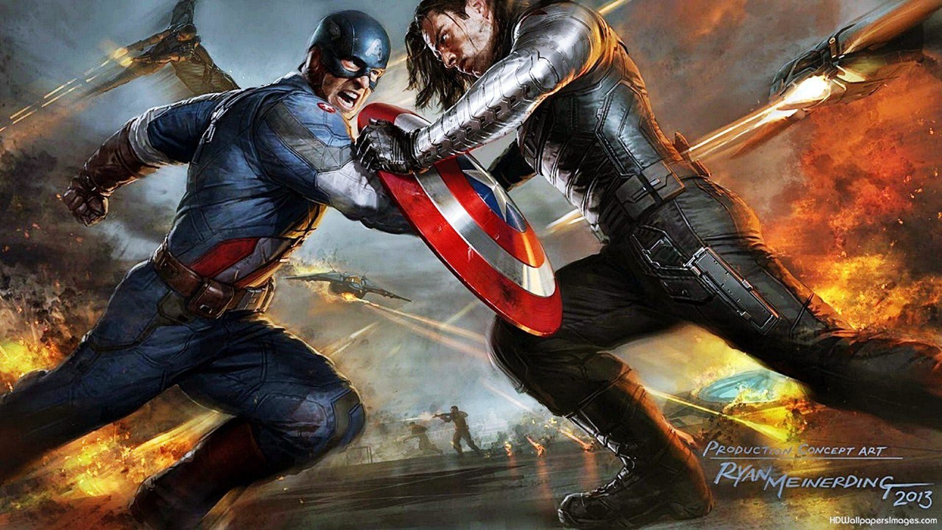 Captain America In The Falcon And The Winter Soldier Wallpapers