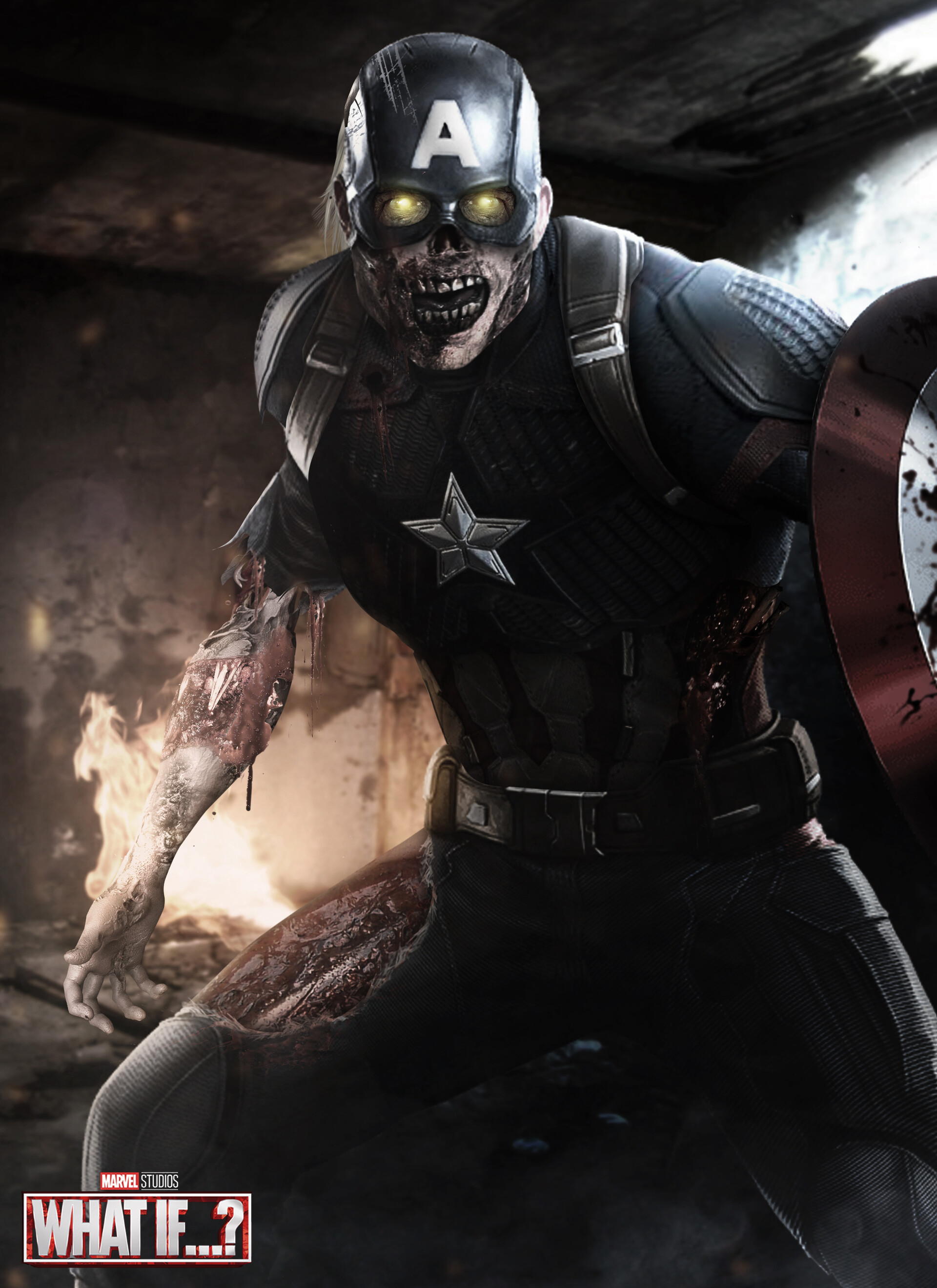 Captain America Zombie What If Wallpapers