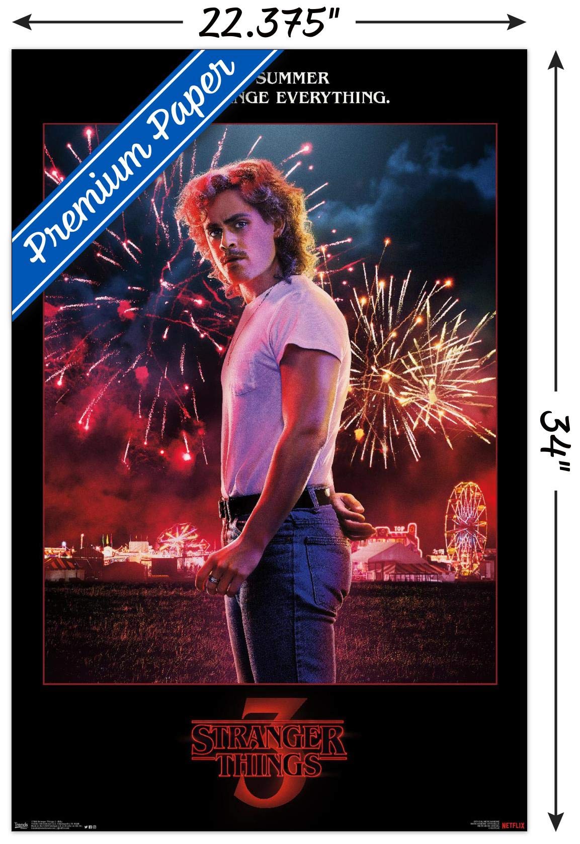 Dacre Montgomery Stranger Things 3 Poster Wallpapers