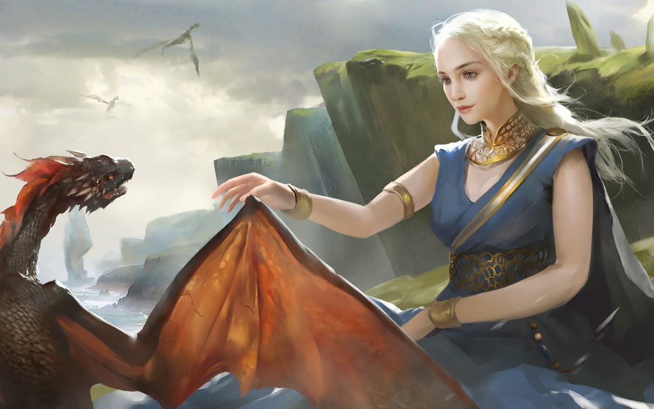 Daenerys And Dragon Got Wallpapers