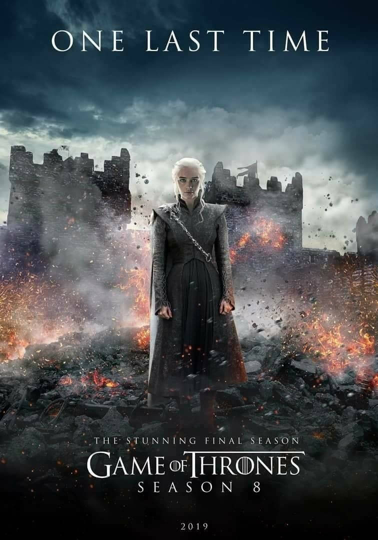 Daenerys Targaryen Game Of Thrones Season 8 Poster Wallpapers