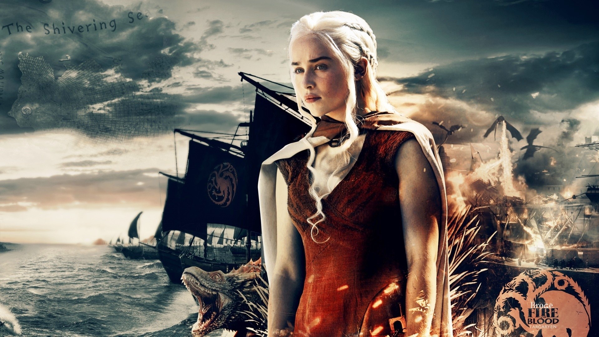 Daenerys Targaryen Game Of Thrones Season 8 Poster Wallpapers